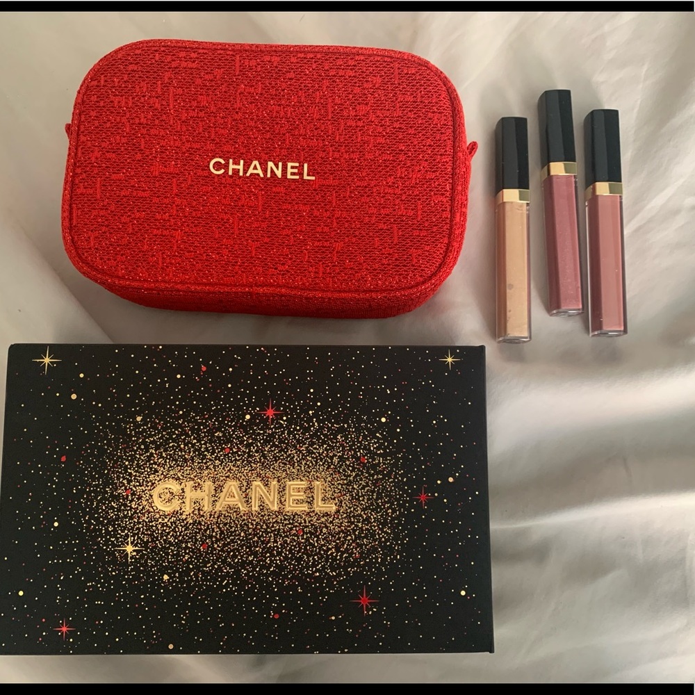 Chanel Sheer Sensation Lip Gloss Trio Set